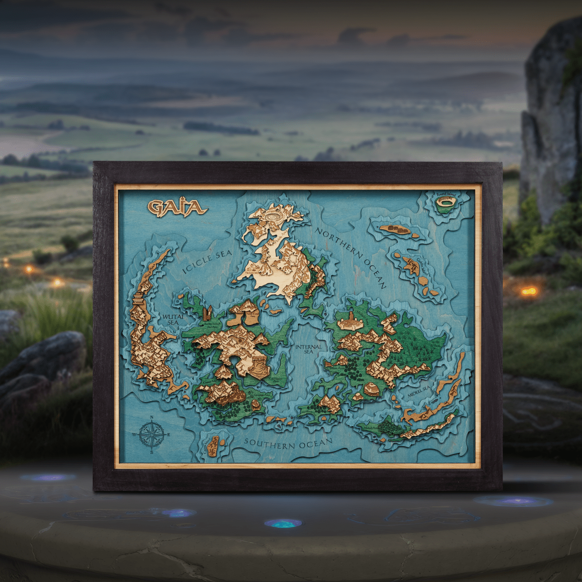 GAIA 3D WOOD MAP - ZeWood