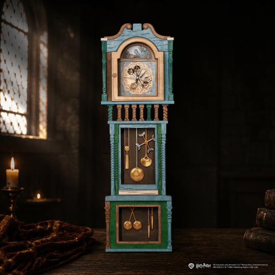 HANDCRAFTED WEASLEY™ MAGICAL 3D WOOD CLOCK - OFFICIALLY LICENSED - ZeWood