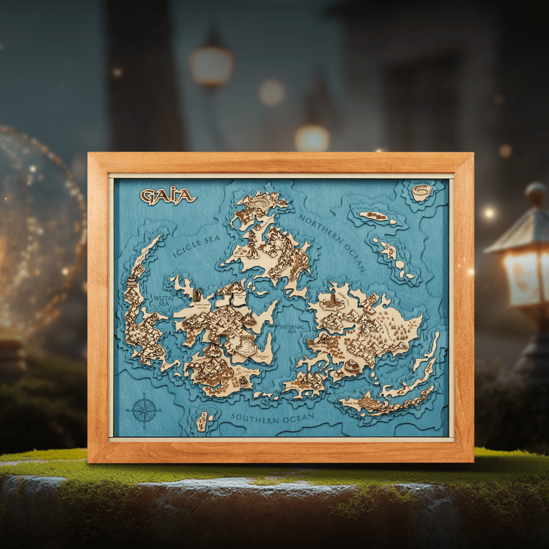 GAIA 3D WOOD MAP - ZeWood