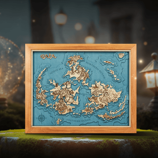 GAIA 3D WOOD MAP - ZeWood