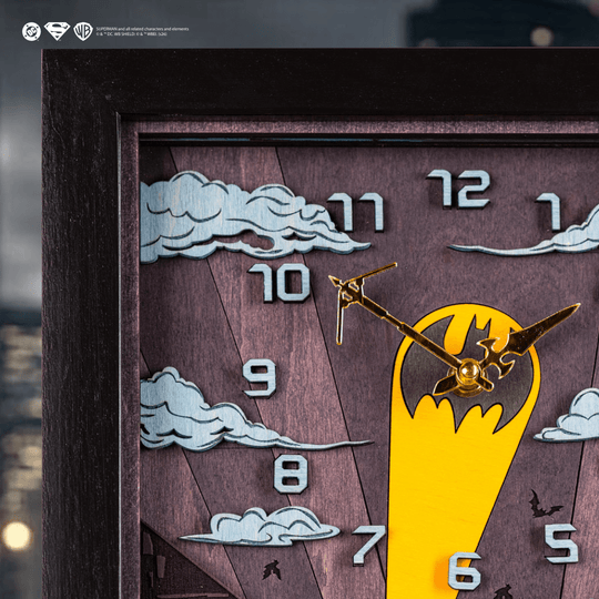 BATMAN™ NIGHT 3D WOOD CLOCK - ZeWood