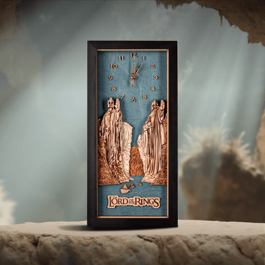 THE ARGONATH™ 3D WOOD WALL CLOCK - ZeWood