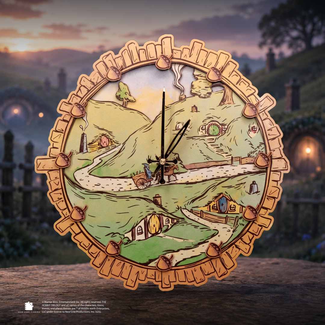 THE SHIRE™ 3D WOOD WALL CLOCK