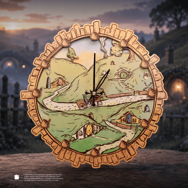THE SHIRE™ 3D WOOD WALL CLOCK - ZeWood