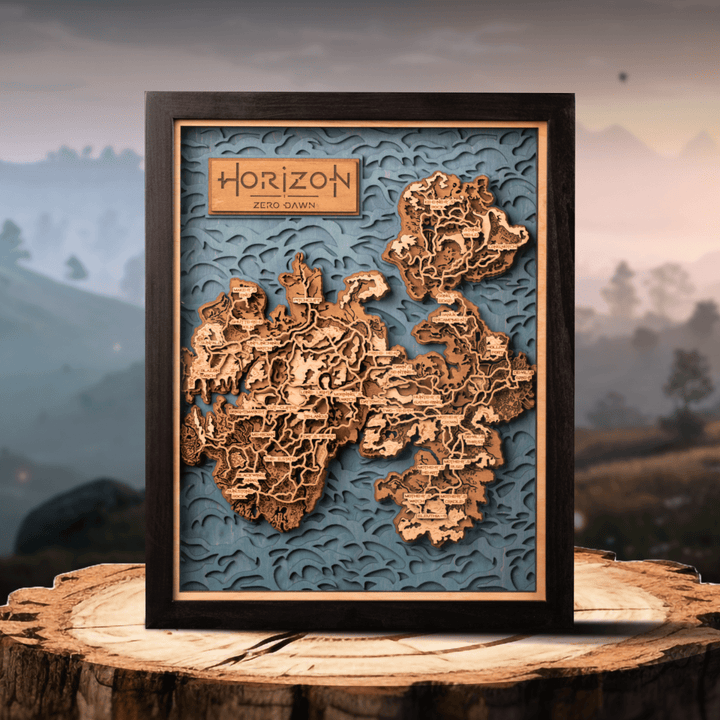 3D HORIZON ZERO DAWN WOOD MAP