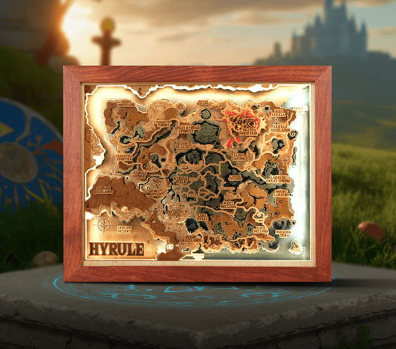 3D HYRULE WOOD MAP 2.0 - ZeWood
