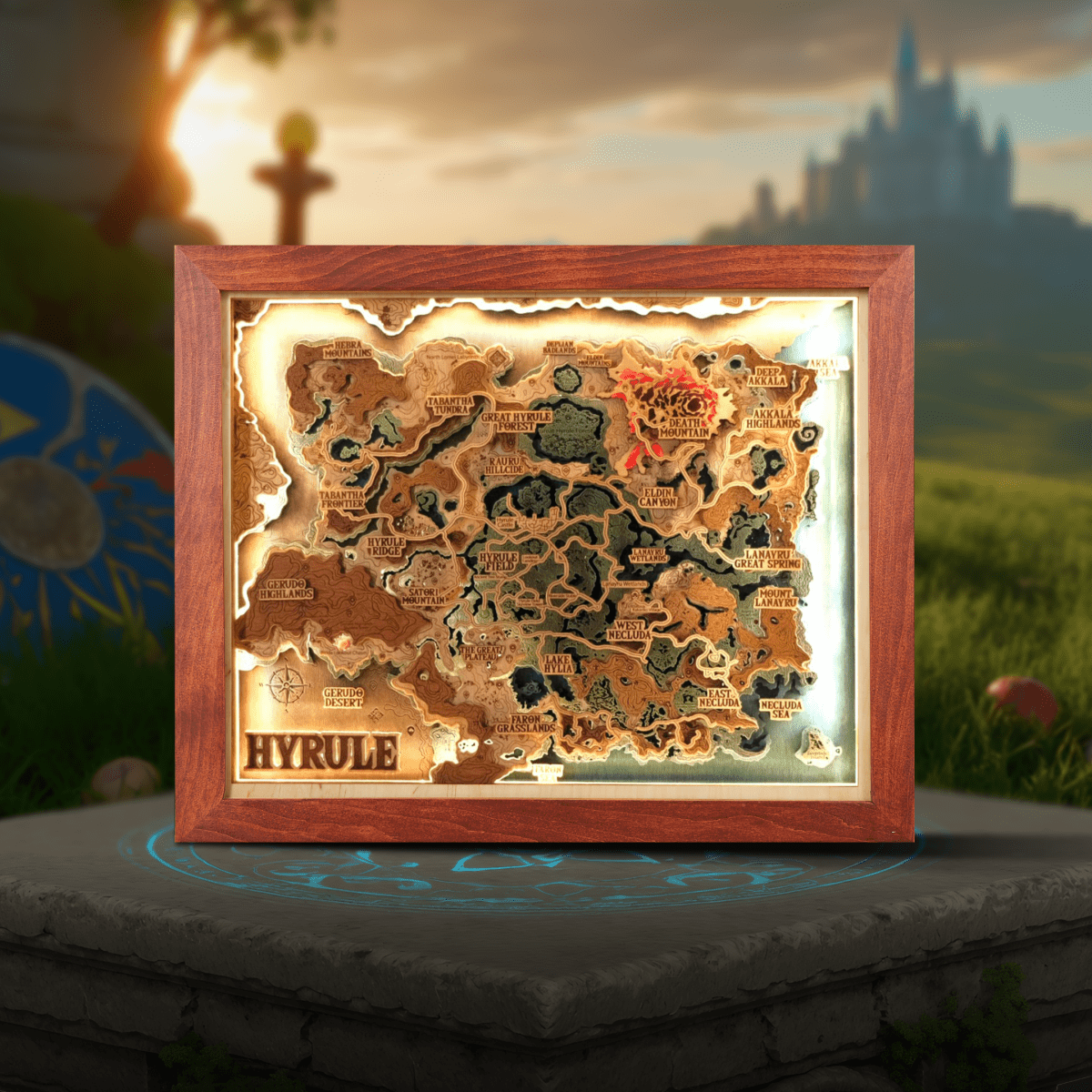 3D HYRULE WOOD MAP 2.0 - ZeWood