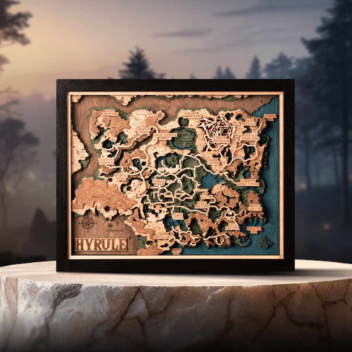 3D HYRULE WOOD MAP 2.0 - ZeWood