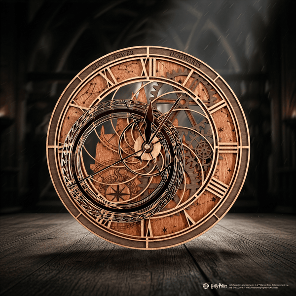 CLOCK TOWER: HOGWARTS™ 3D WALL CLOCK - ZeWood