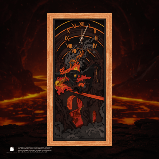 THE BALROG 3D WALL CLOCK - ZeWood