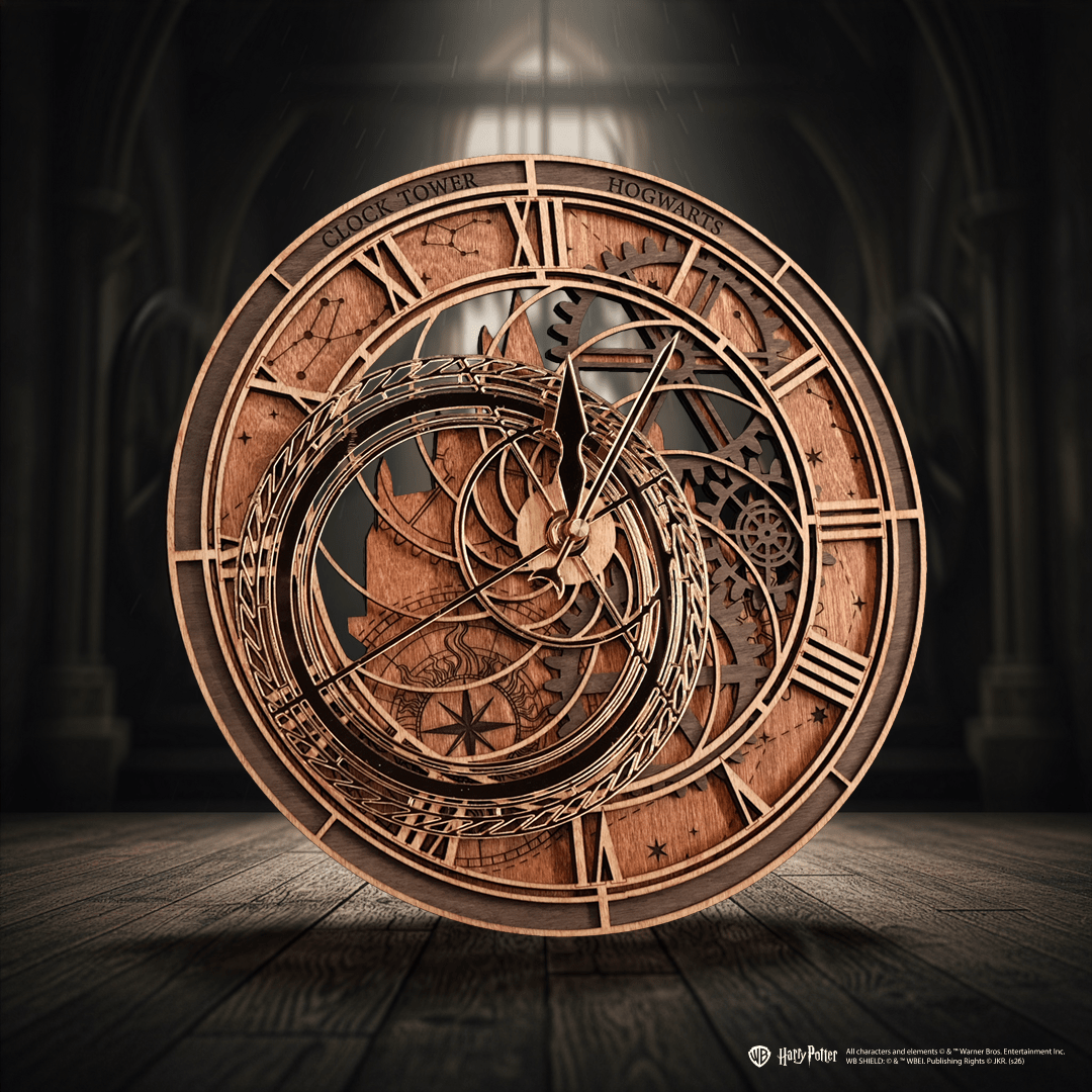 CLOCK TOWER: HOGWARTS™ 3D WALL CLOCK - ZeWood