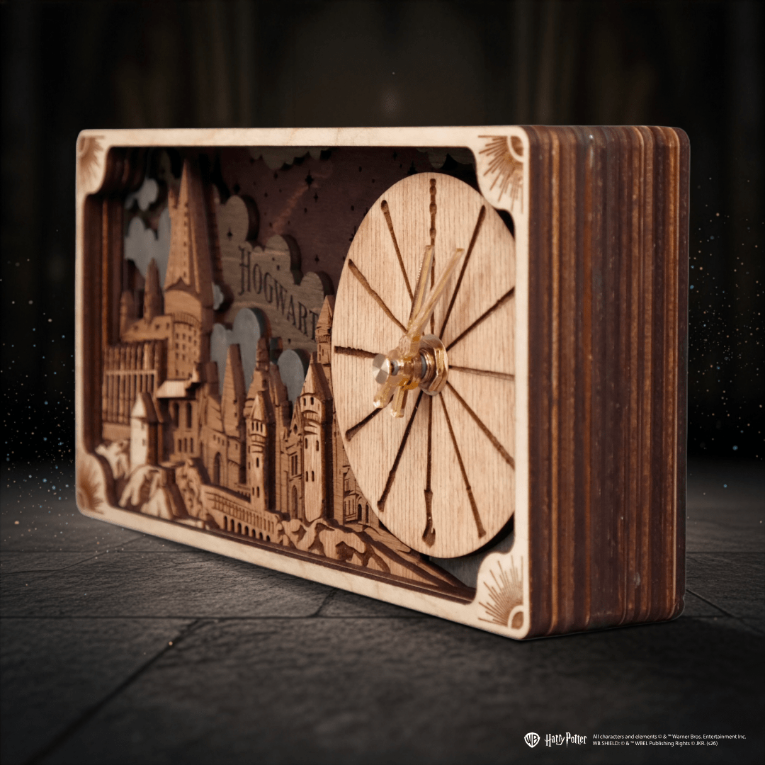 HOGWARTS™ CASTLE 3D WOOD CLOCK HARRY POTTER - ZeWood