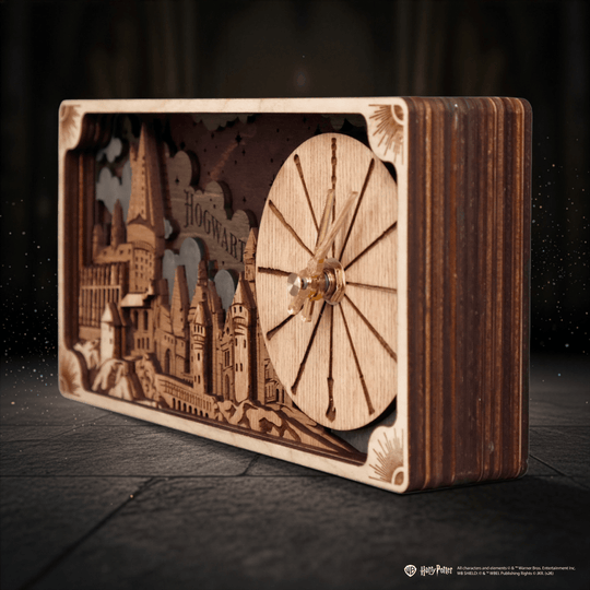 HOGWARTS™ CASTLE 3D WOOD CLOCK HARRY POTTER - ZeWood