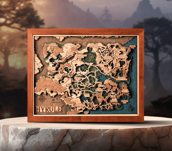 3D HYRULE WOOD MAP 2.0 - ZeWood