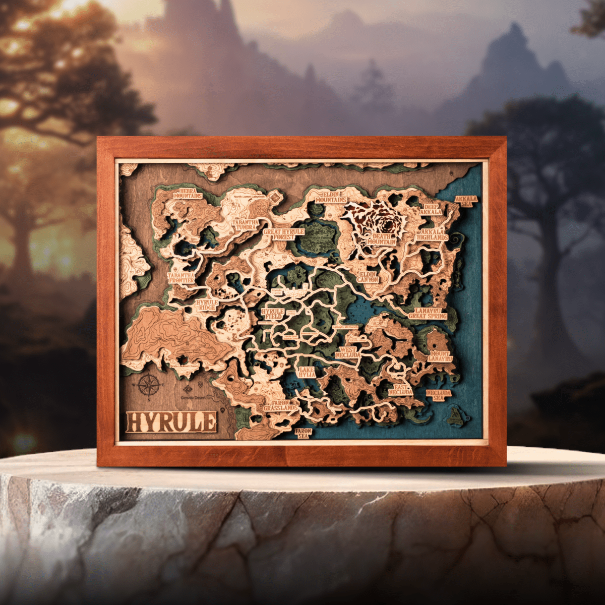 3D HYRULE WOOD MAP 2.0 - ZeWood