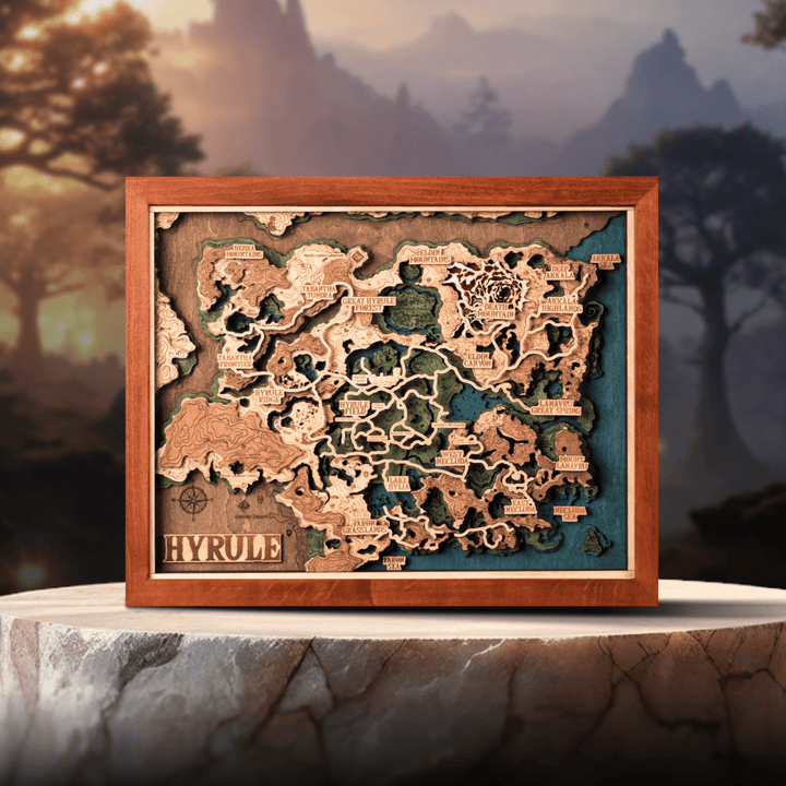 THE HYRULE MAP 2.0 – Perfect Housewarming Gift