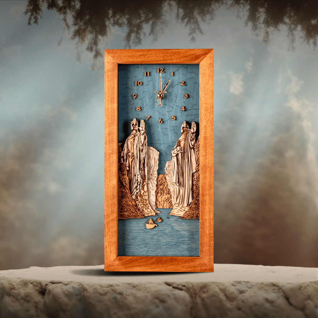 THE ARGONATH™ 3D WOOD WALL CLOCK - ZeWood