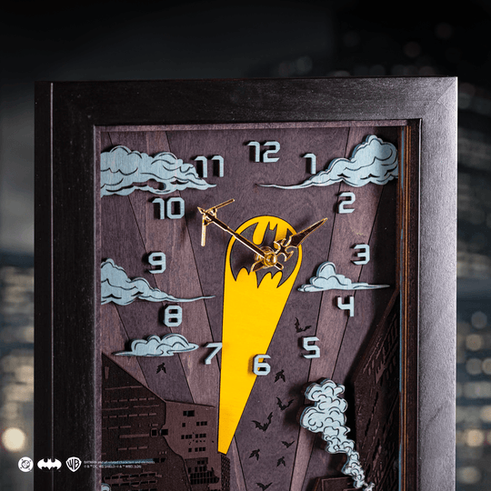 BATMAN™ NIGHT 3D WOOD CLOCK - ZeWood