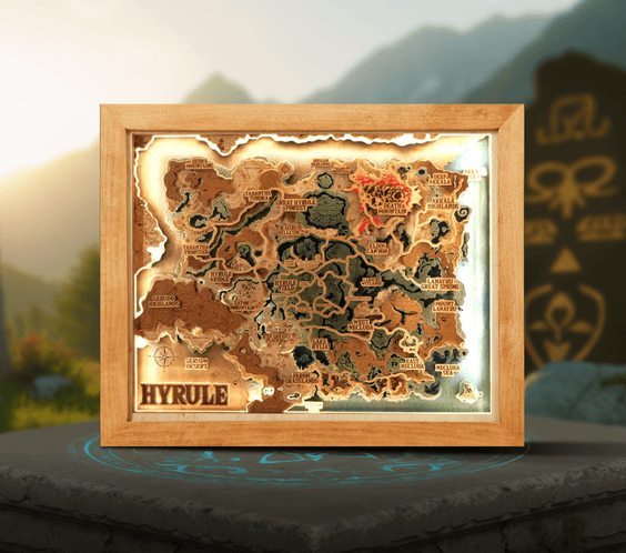 3D HYRULE WOOD MAP 2.0 - ZeWood