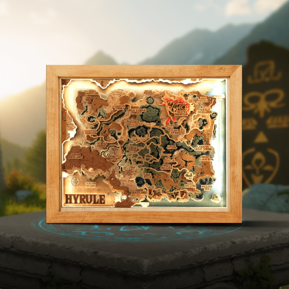 3D HYRULE WOOD MAP 2.0 - ZeWood