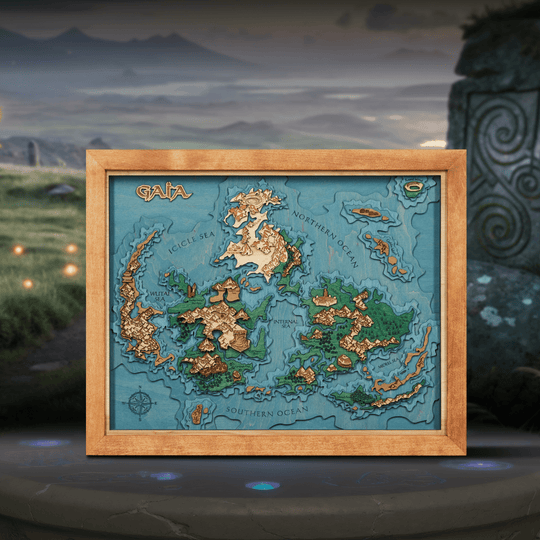 GAIA 3D WOOD MAP - ZeWood