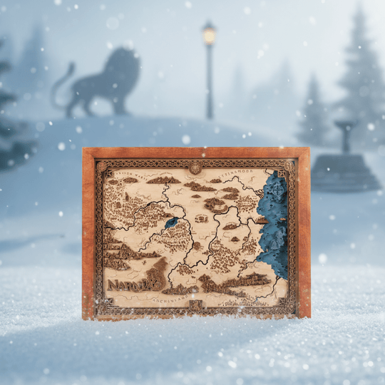 3D NARNIA WOOD MAP