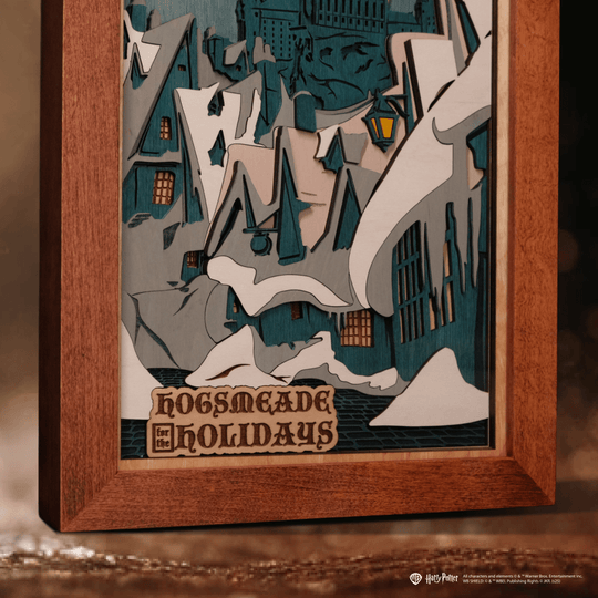 HOGSMEADE™ HOLIDAYS 3D WALL CLOCK - ZeWood