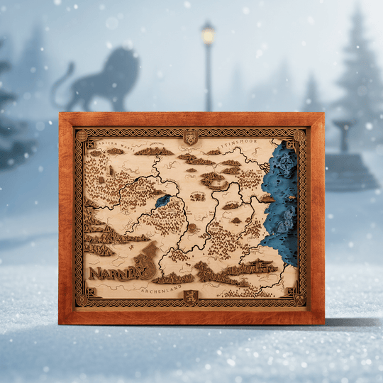 3D NARNIA WOOD MAP
