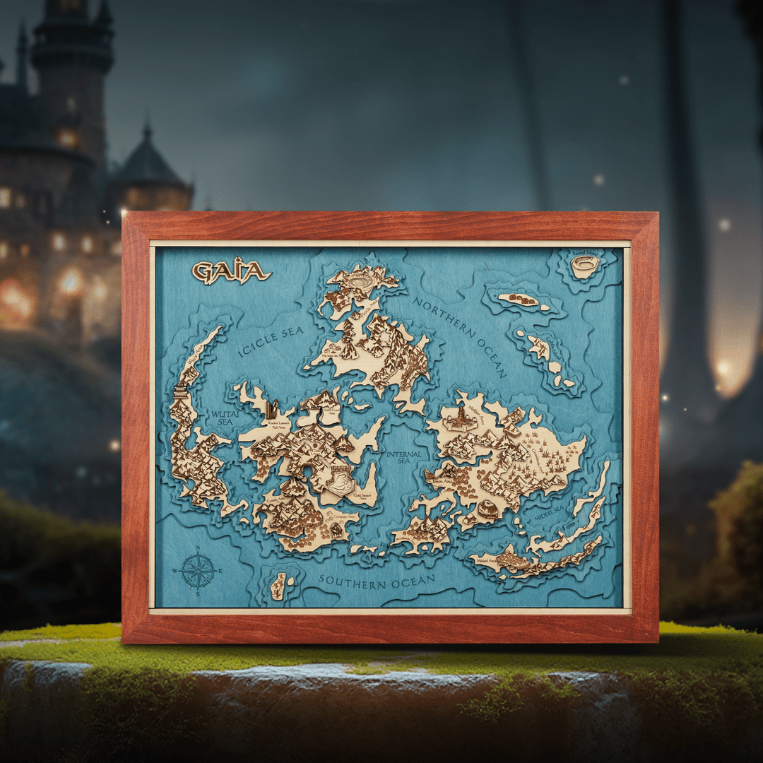 GAIA 3D WOOD MAP - ZeWood