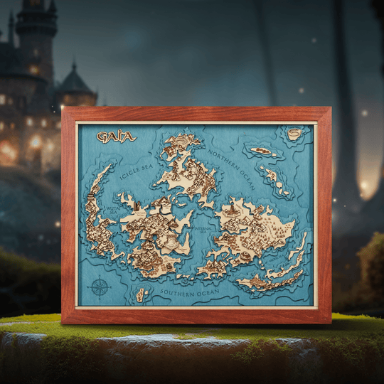 GAIA 3D WOOD MAP - ZeWood