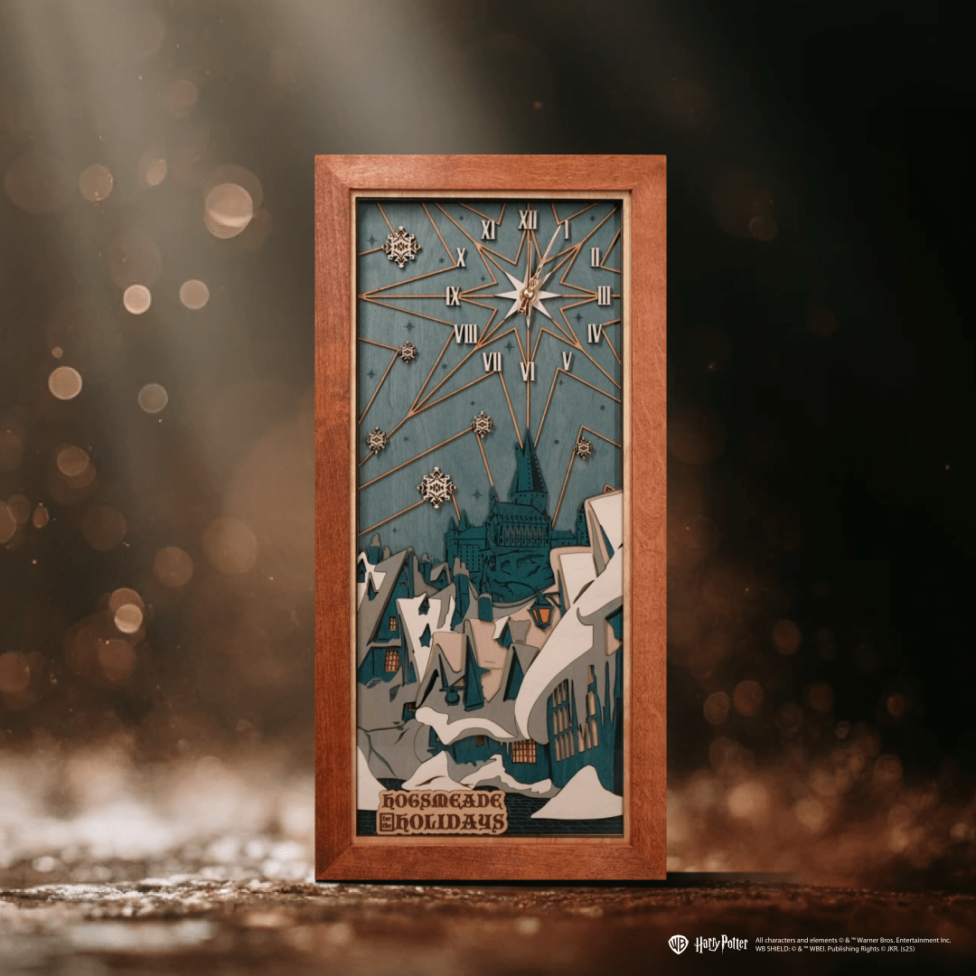 HOGSMEADE™ HOLIDAYS 3D WALL CLOCK - ZeWood