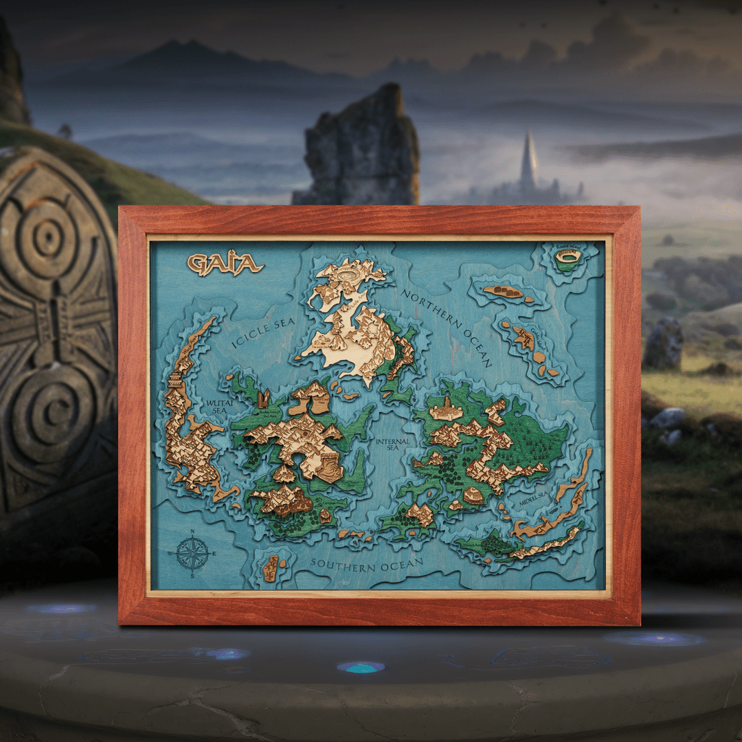 GAIA 3D WOOD MAP - ZeWood