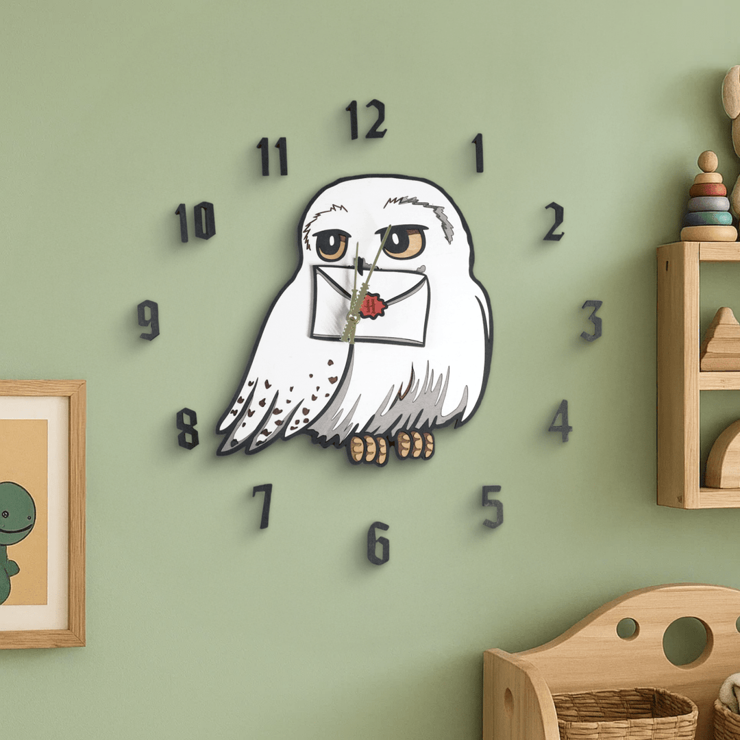 HEDWIG™ 3D WALL CLOCK - ZeWood