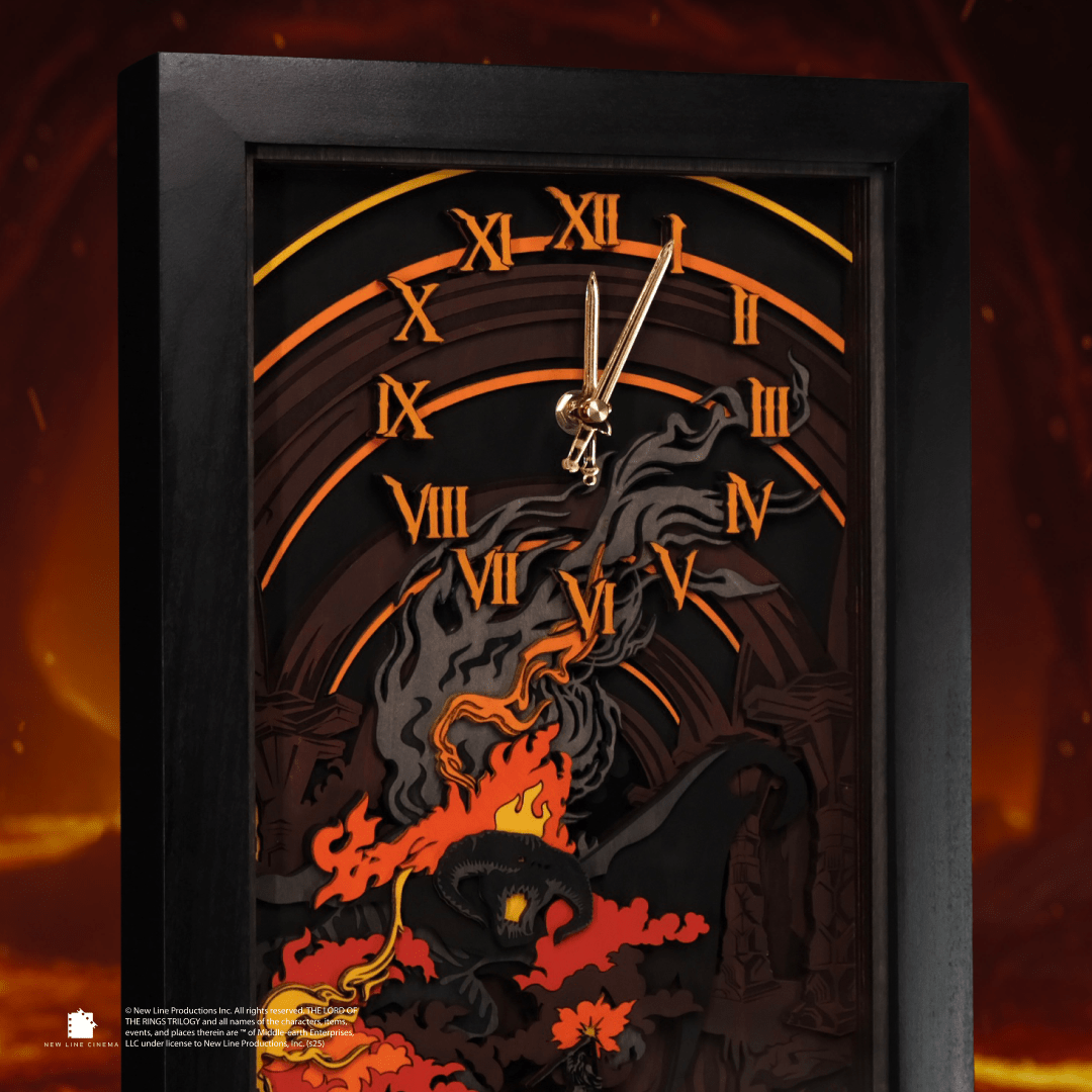 THE BALROG 3D WALL CLOCK - ZeWood
