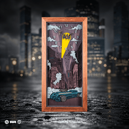 BATMAN™ NIGHT 3D WOOD CLOCK - ZeWood