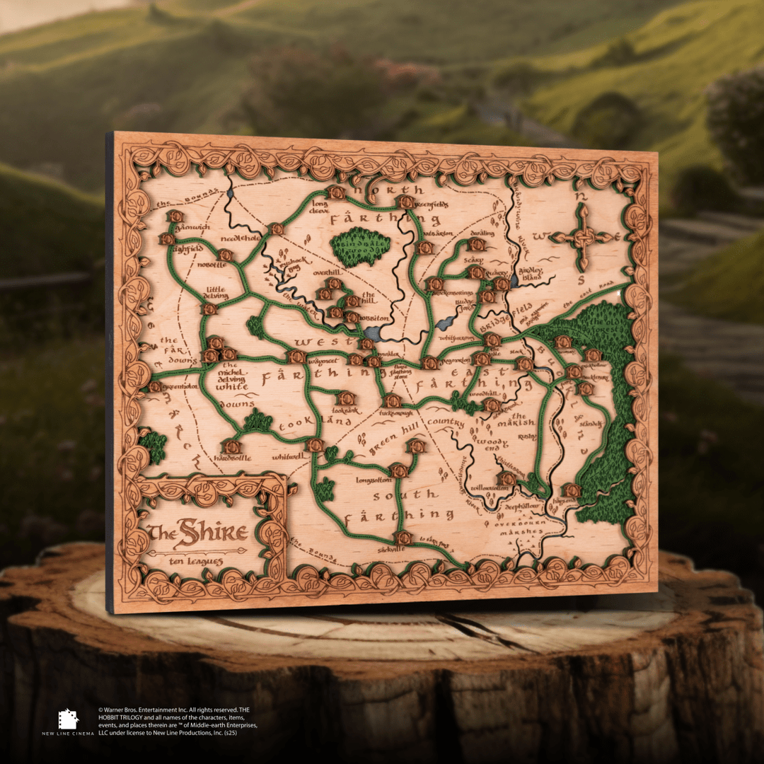 THE SHIRE 3D WOOD MAP - ZeWood