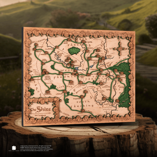 THE SHIRE 3D WOOD MAP - ZeWood