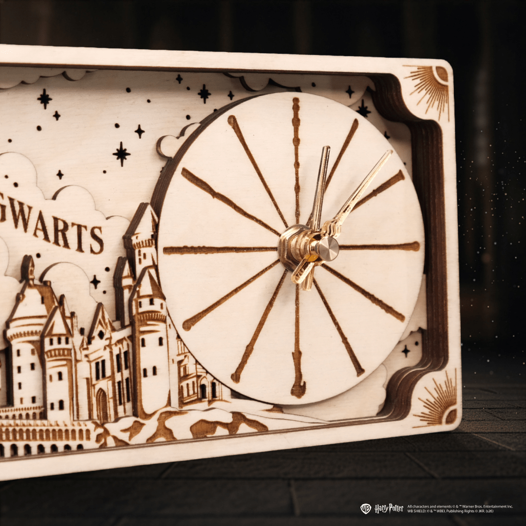 HOGWARTS™ CASTLE 3D WOOD CLOCK HARRY POTTER - ZeWood