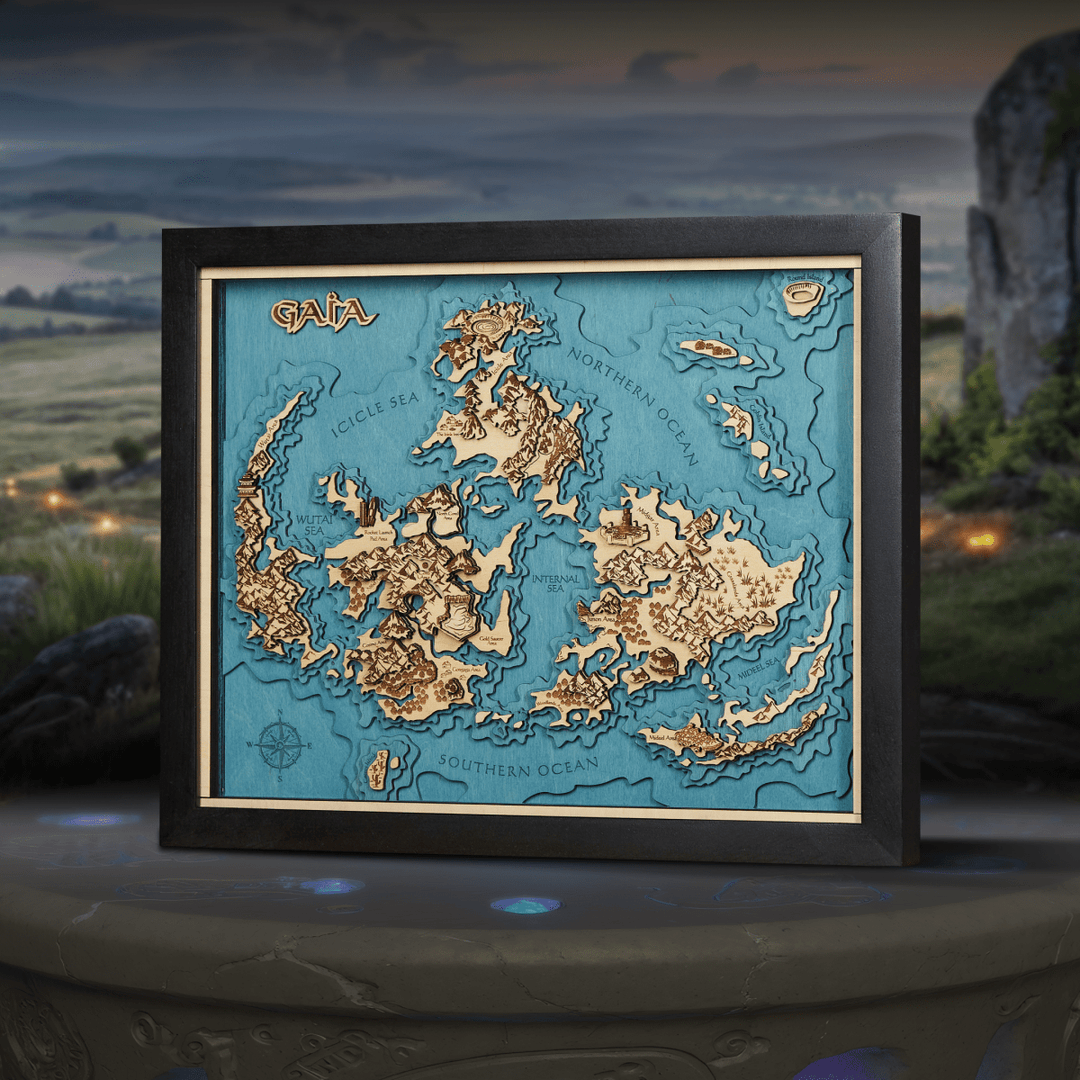 GAIA 3D WOOD MAP - ZeWood