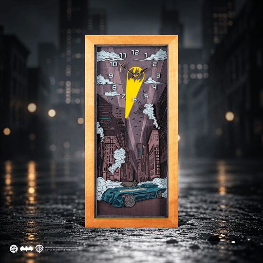 BATMAN™ NIGHT 3D WOOD CLOCK - ZeWood