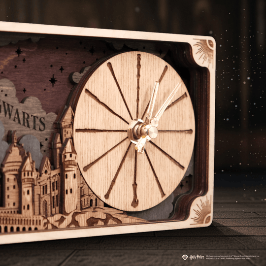HOGWARTS™ CASTLE 3D WOOD CLOCK HARRY POTTER - ZeWood
