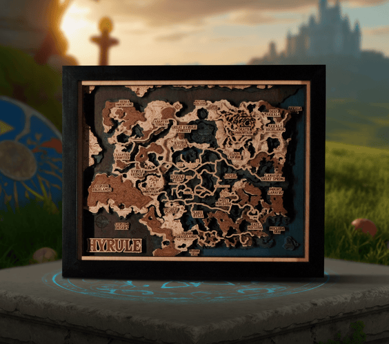 3D HYRULE WOOD MAP 2.0 - ZeWood