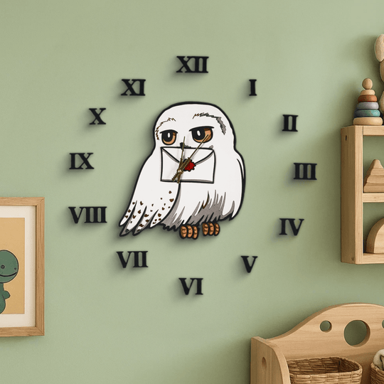 HEDWIG™ 3D WALL CLOCK - ZeWood