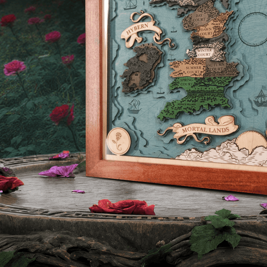 PRYTHIAN 3D WOOD MAP - ZeWood