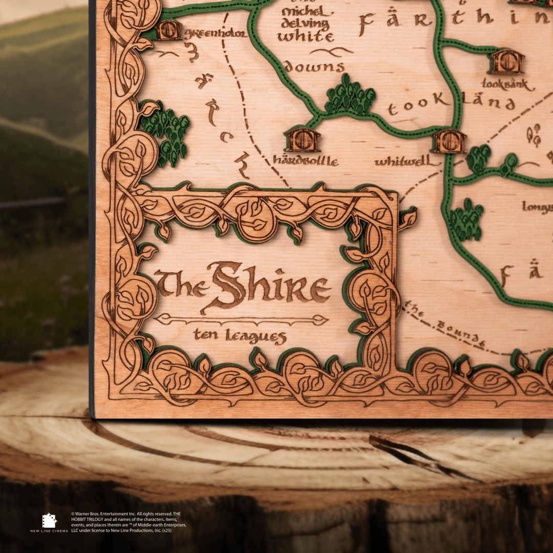 THE SHIRE 3D WOOD MAP - ZeWood