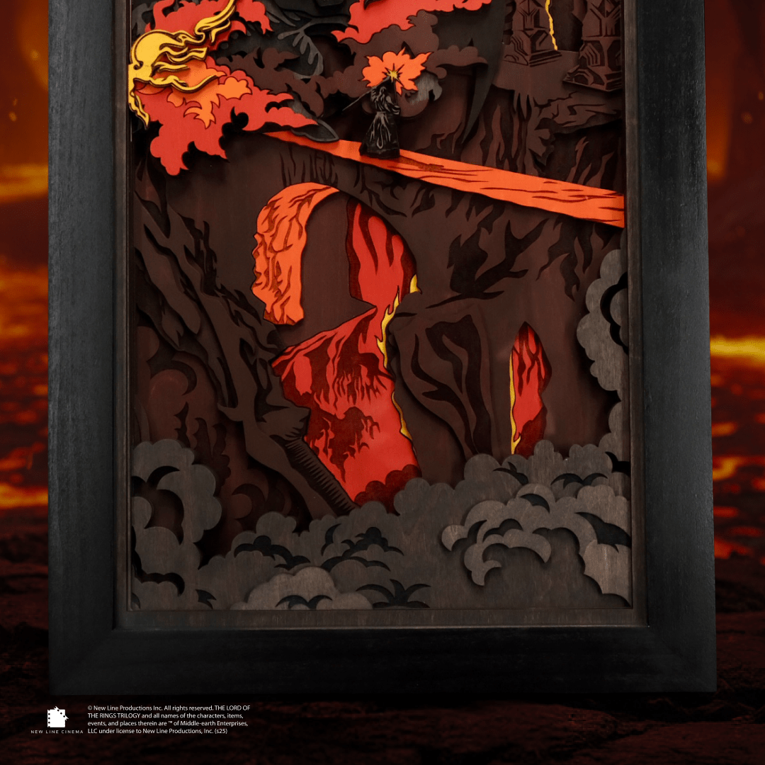 THE BALROG 3D WALL CLOCK - ZeWood