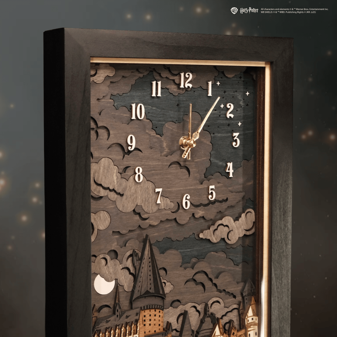 HOGWARTS™ CLOCK 2.0 - MIDNIGHT EDITION - ZeWood