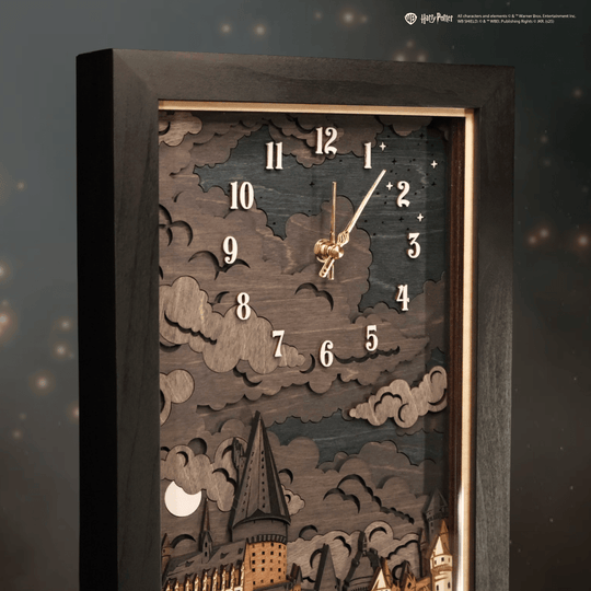 HOGWARTS™ CLOCK 2.0 - MIDNIGHT EDITION - ZeWood
