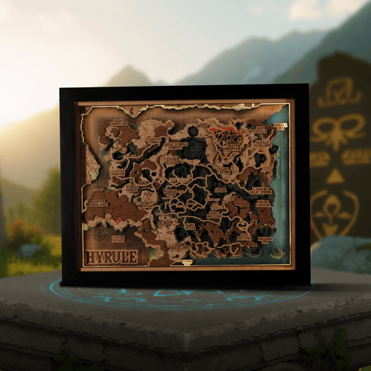 3D HYRULE WOOD MAP 2.0 - ZeWood