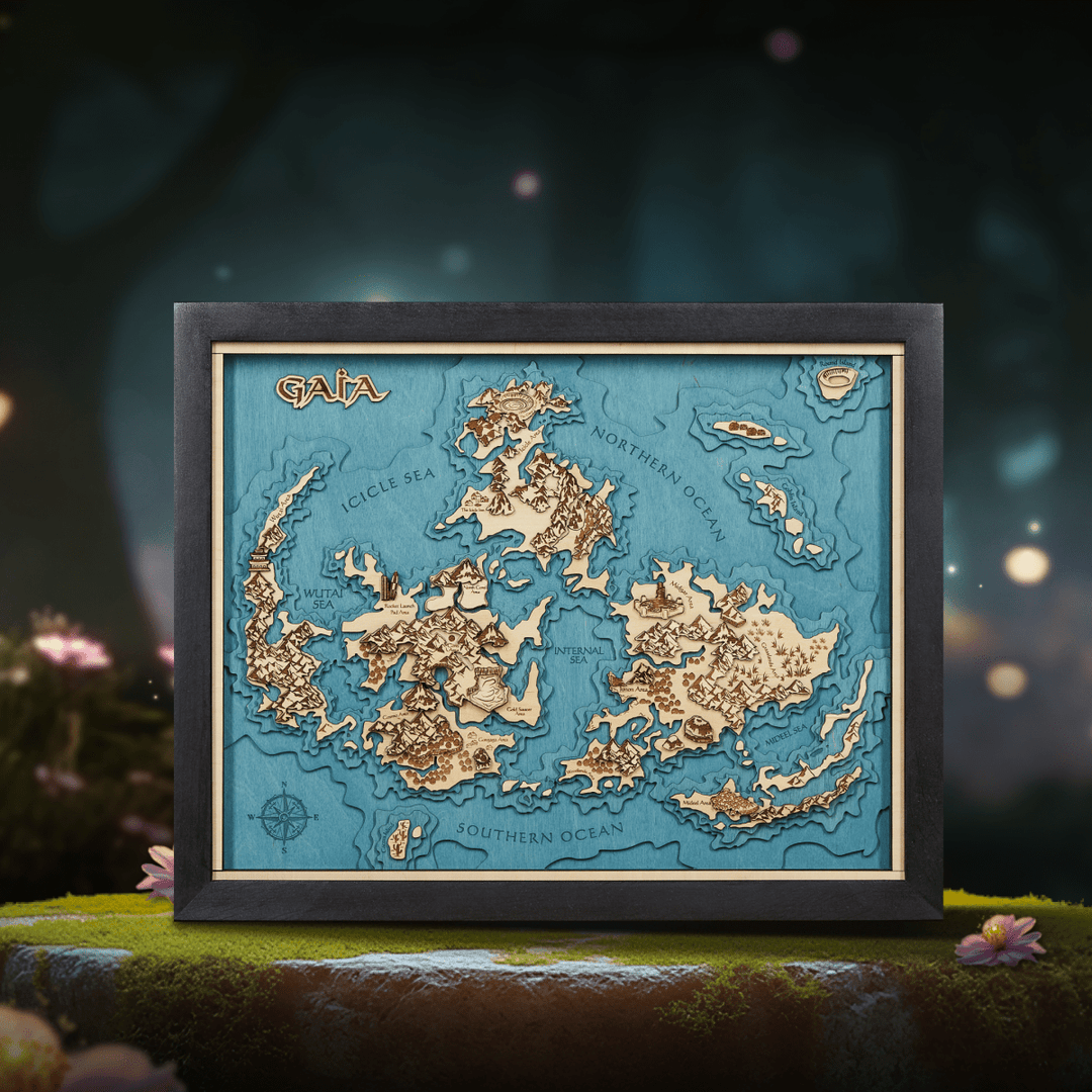 GAIA 3D WOOD MAP - ZeWood